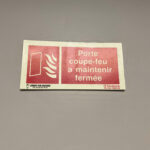 signalétique porte coupe-feu