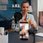 Tournage de vidéo pour les réseaux sociaux