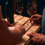 Dégustation de vins en équipe